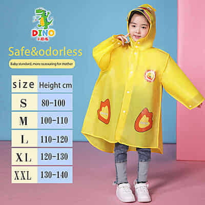 Custom Transparent EVA Hood Raincoat Waterproof Cartoon Printed Outdoor Hiking Custom Transparent EVA Hood Raincoat Waterproof Cartoon Printed Outdoor Hiking