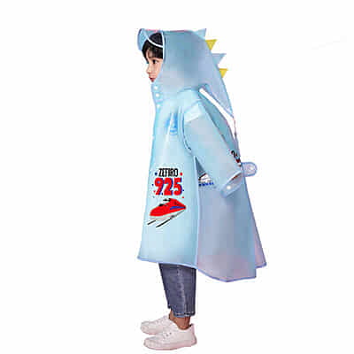 Custom Transparent EVA Hood Raincoat Waterproof Cartoon Printed Outdoor Hiking Custom Transparent EVA Hood Raincoat Waterproof Cartoon Printed Outdoor Hiking