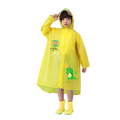 Custom Transparent EVA Hood Raincoat Waterproof Cartoon Printed Outdoor Hiking Custom Transparent EVA Hood Raincoat Waterproof Cartoon Printed Outdoor Hiking