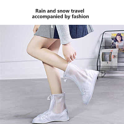 PVC Rain Boots Reusable Waterproof Motorcycle Protective Shoe Cover PU Rubber Plastic PVC Rain Boots Reusable Waterproof Motorcycle Protective Shoe Cover PU Rubber Plastic