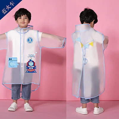 Custom Transparent EVA Hood Raincoat Waterproof Cartoon Printed Outdoor Hiking Custom Transparent EVA Hood Raincoat Waterproof Cartoon Printed Outdoor Hiking