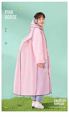 High Quality Lightweight EVA Raincoats Waterproof Windproof Hood Boys Girls Outdoor Hiking