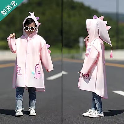 Custom Transparent EVA Hood Raincoat Waterproof Cartoon Printed Outdoor Hiking Custom Transparent EVA Hood Raincoat Waterproof Cartoon Printed Outdoor Hiking